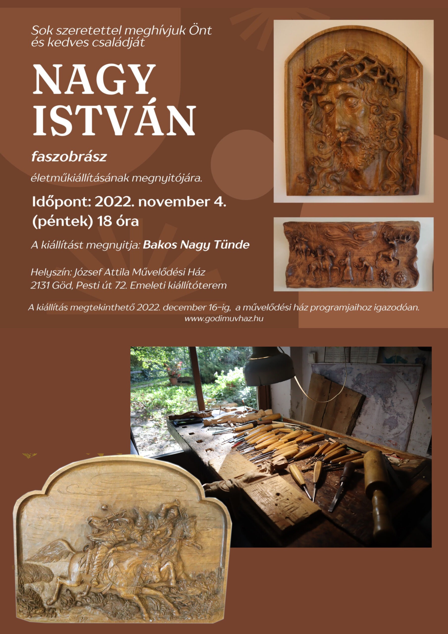 Nagy István fafaragó kiállítása