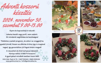 Adventi koszorú készítés