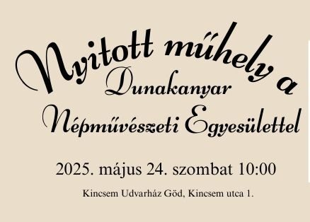 Nyitott műhely