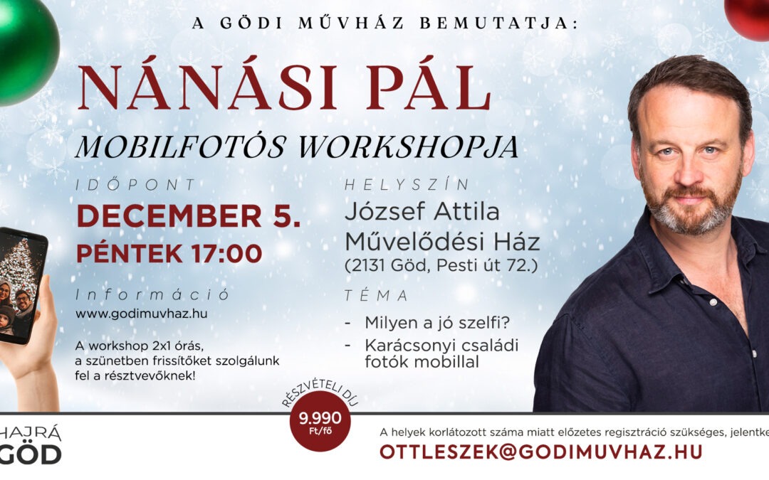 Nánási Pál mobilfotós workshop